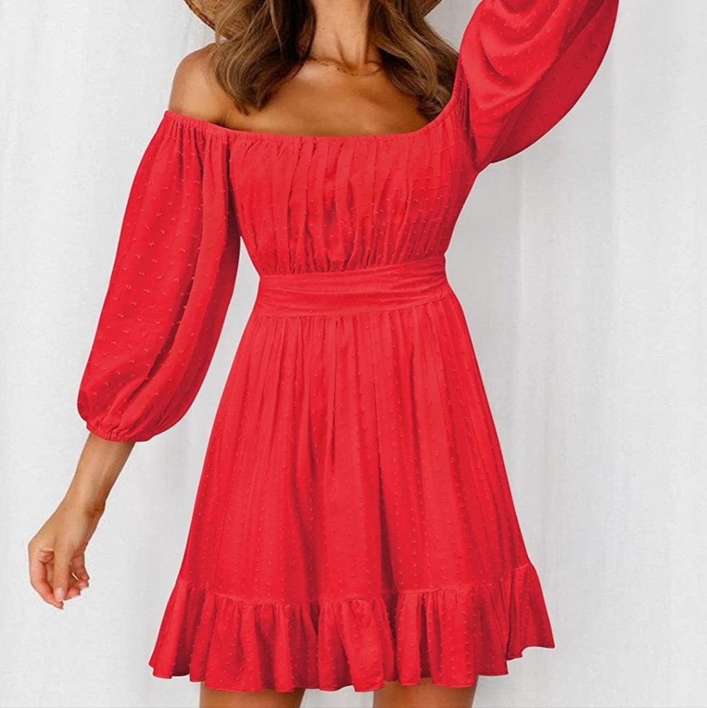 Red dress